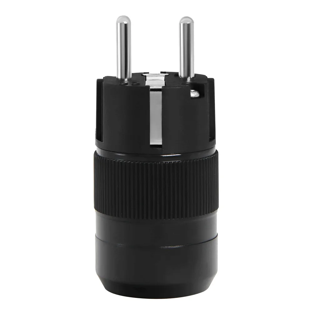 Schuko ue Plug Power re Mais rc Unprint Par Banhado a Ródio Conector Iec High End - Image 4