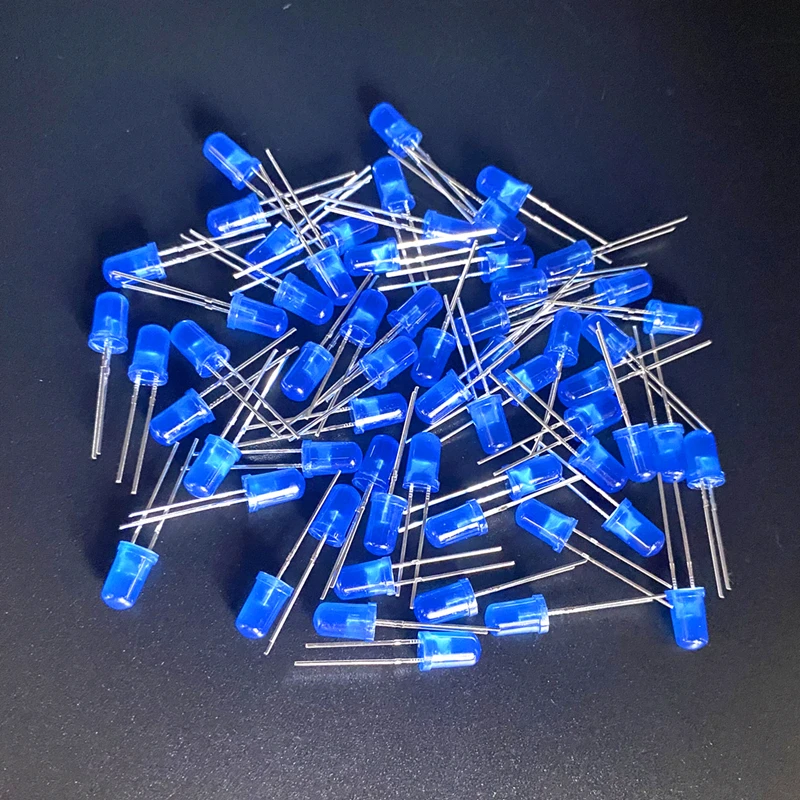 100pcs 5mm LED Diode 5 mm Assorted Kit White Green Red Blue Yellow Orange Pink Purple Warm white DIY Light Emitting Diode