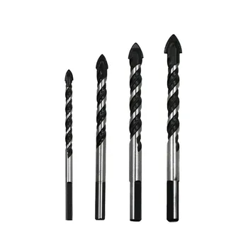 

4xCarbide Multi Functio Triangular Drill Bits Hole Openers For Ceramic Drilling glass Concrete gadget 6/8/10/12mm Auto Tools #25