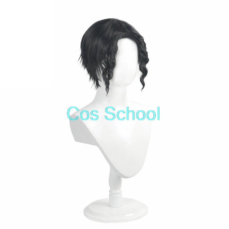 Cos School Kibutsuji Muzan, шляпы для косплея, Demon Slayer, Kimetsu no Yaiba, парики для косплея, Muzan Kibutsuji, парик и шляпа, аниме, аксессуары