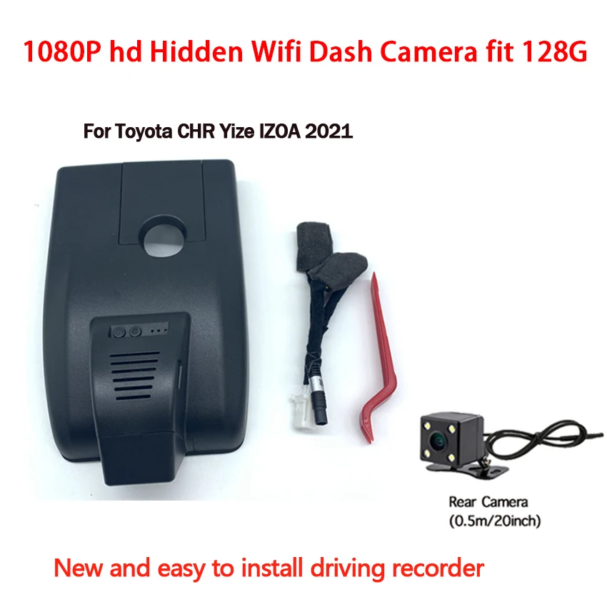 rear mirror camera For Toyota 2017-2021 C-HR CHR Yize IZOA Car Dash Cam Driving Recorder DVR  High quality Full HD Plug and Play Accessories Parts Car Video Surveillance DVR/Dash Cameras