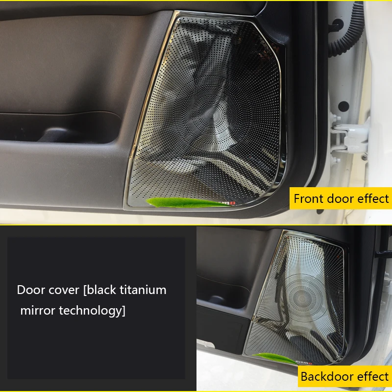 Suitable for Nissan patrol y62 door anti-kick pad protective cover anti-kick board Adhesive paper stainless steel accessories - Название цвета: I