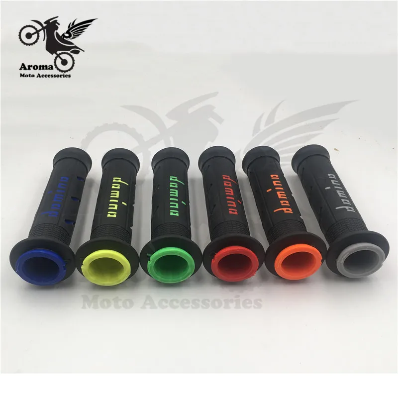soft rubber universal motorbike handle grips scooter handle bar racing parts motocross grip for domino husqvarna KTM dirt pit bike handlebar 22MM 24MM universal handle bar racing moto grips motorcycle accessories