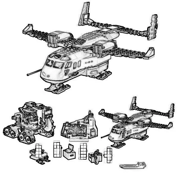 Bela 10996 City Series Arctic Supply Plane модель строительного блока 731 шт кирпичи обучающая