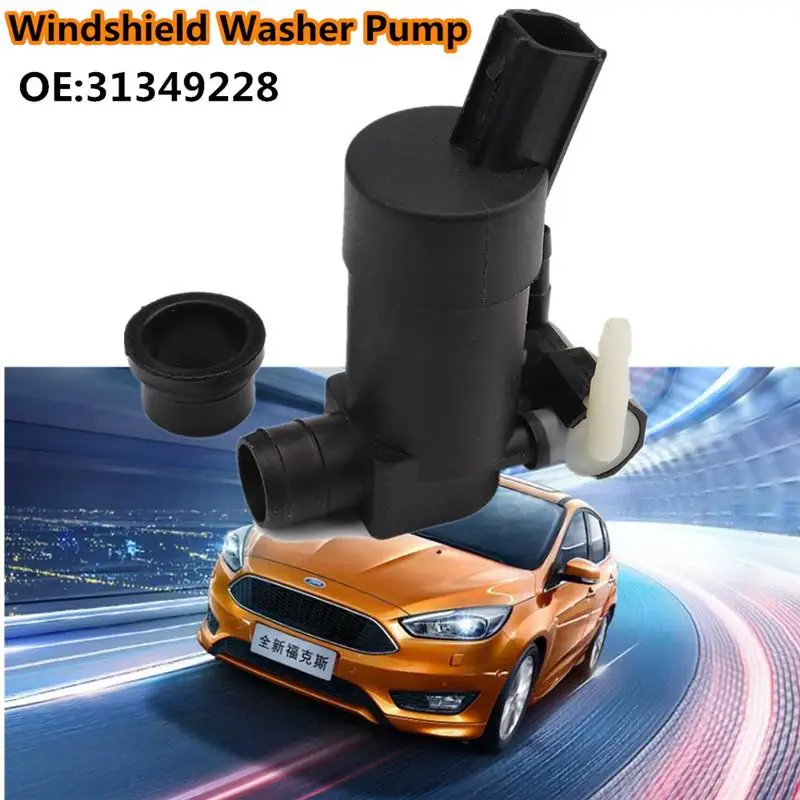 Автомобильный насос стеклоомывателя стеклоочистителя скруббер спрей насос+ 7 шт. ремонтные Наборы инструментов OE: 31349228 для Ford focus MK2(2004