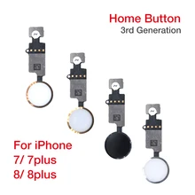 10 шт. обновленный конец издание универсальный ключ возврата для IPhone 7 8 7 Plus 8 Plus Главная кнопка гибкий кабель 3-го поколения