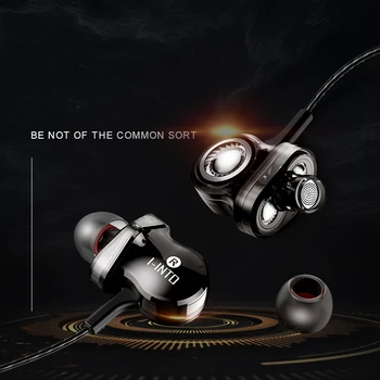 

Wired Earphone Earbuds fone de ouvido HIFI Earphone 3 Dynamic Bass Ear Buds 3DD In-Ear Stereo Earphone with Mic for Phone