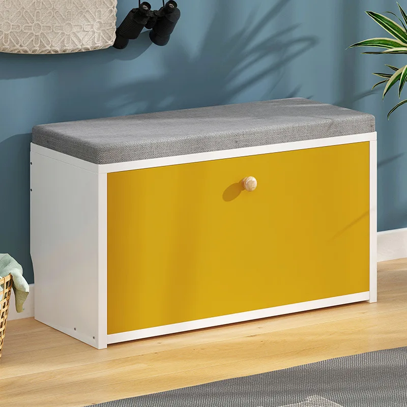 

Wholesale Shoe Storage Minimalist Modern Large-Volume Tilting Storage Footstool Multi-functional Economical Simple Shoe Rack