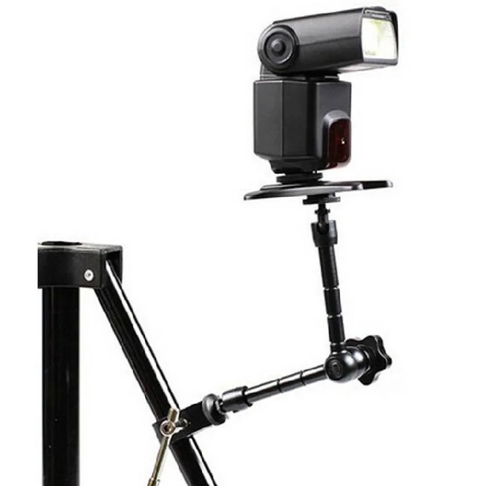 Прочный 1" Magic Arm Gymbal Stand регулируемый кронштейн для монитора светодиодный фонарь для камеры аксессуары для фотостудии