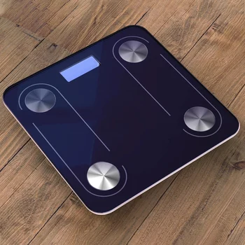 

Bathroom Body Fat Scale Floor Scientific Smart Electronic Backlit Digital Body Weight Scales for-Bluetooth APP Android or IOS