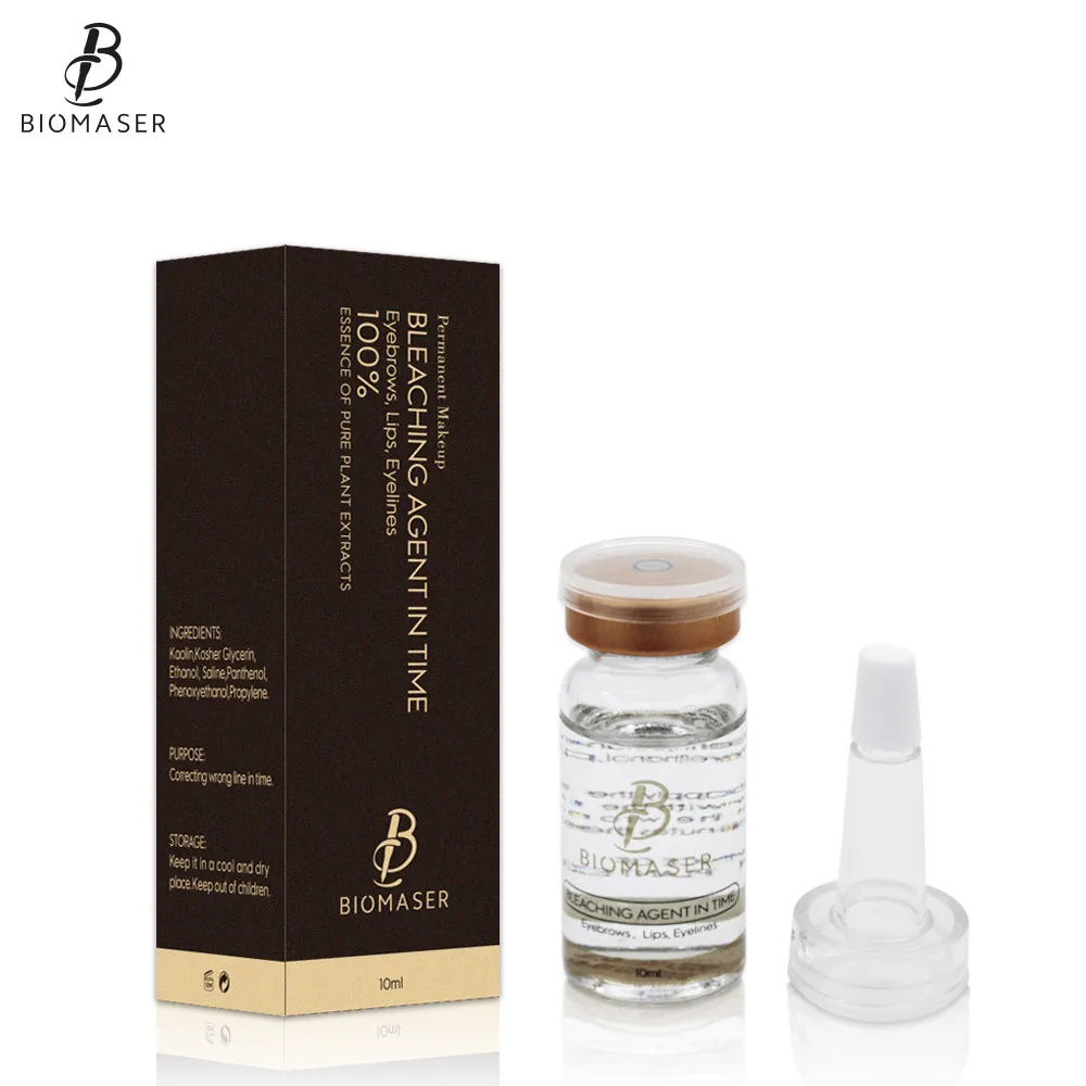 

Biomaser Tattoo Bleaching Agent In Time Cleaning Error For Permanent Makeup Machine Eyebrow,Eyeliner,Lips Tattoo Needle Supply