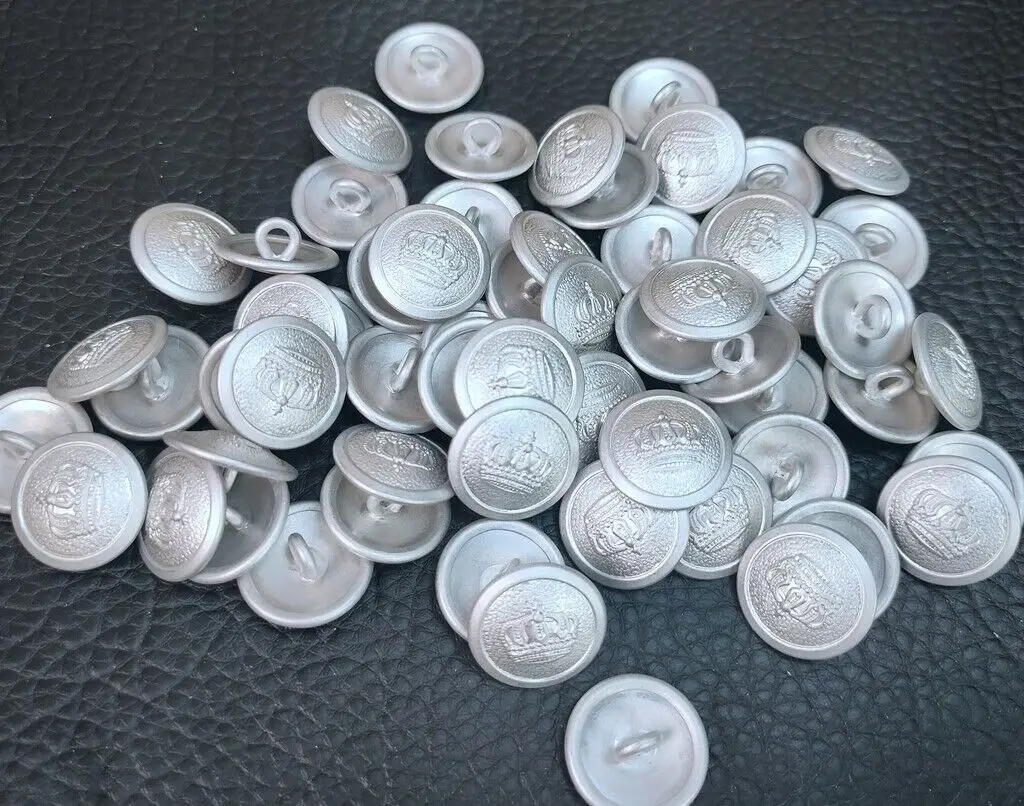 tomwang2012.50PCS WWI WW1 IMPERIAL GERMAN PRUSSIAN CROWN OFFICER TUNIC BUTTON 21MM