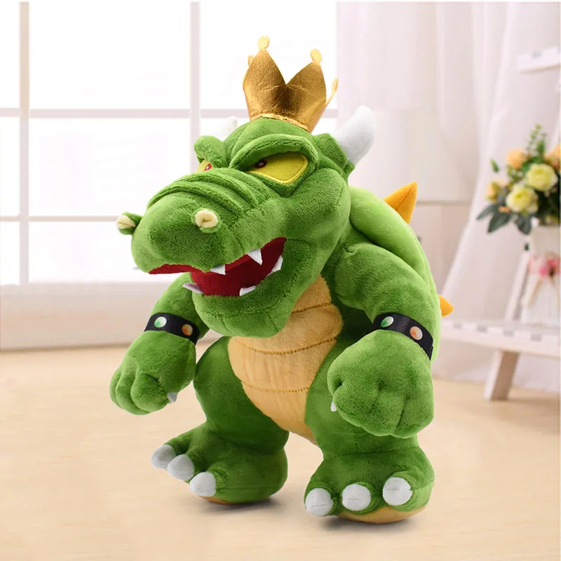 Цена оптовой продажи 1" 30 см зеленый King BOWSER koopa Мягкие плюшевые куклы мягкие игрушки для детей рождественские подарки, розничная, Зимняя распродажа