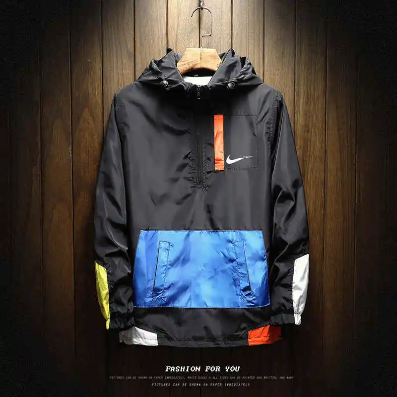 

New 2019 Casual Men's Jackets Waterproof Spring Hooded Coats Outerwear steetwear Brand Plus Size 5XL giacca uomo autumn jackets