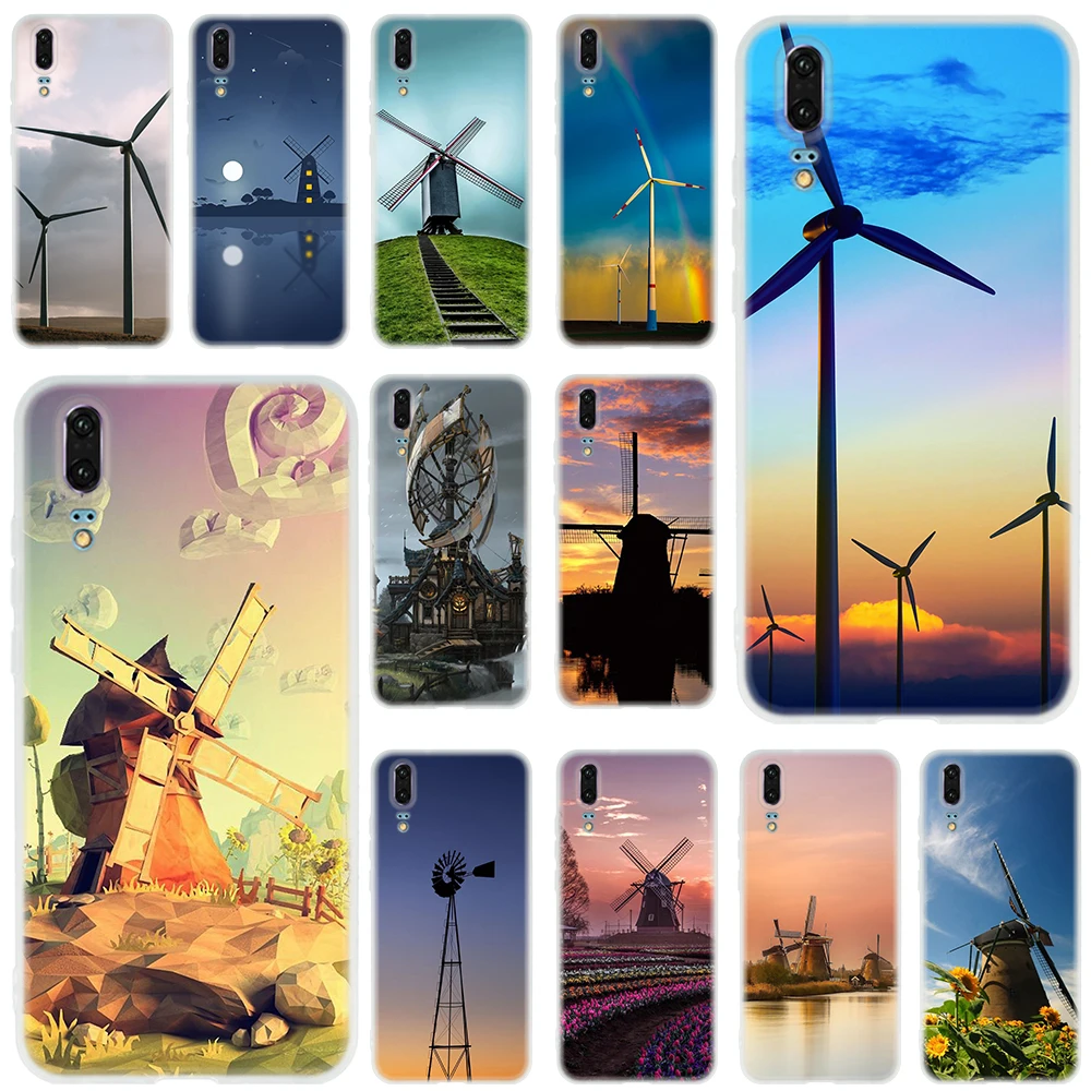 Чехол для Huawei P8 P9 Lite 2017 P10 P20 P30 Plus Pro P Smart 2019 Z чехол мягкий модный черный коричневый