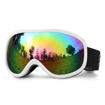 

Adult Ski Goggles Double Anti-fog and Snow Glasses Myopia Mirror Anti-glare Snow Cylindrical Magnetic Snow Glasses