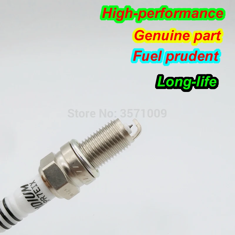 4pcs spark plug DCPR7EIX Iridium ignition for 6046 3144 5308 IXU22 XU22EPR YR7ED VXU22 IKR7D Harley-Davidson Motorcycle | Автомобили и