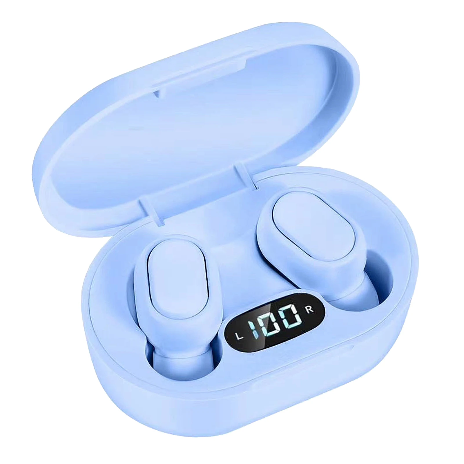 E7S True Wireless Earbuds Bluetooth 5 0 Headphones in Ear with LED Display Charging Case Headset with Mic 5 hours Play Time
