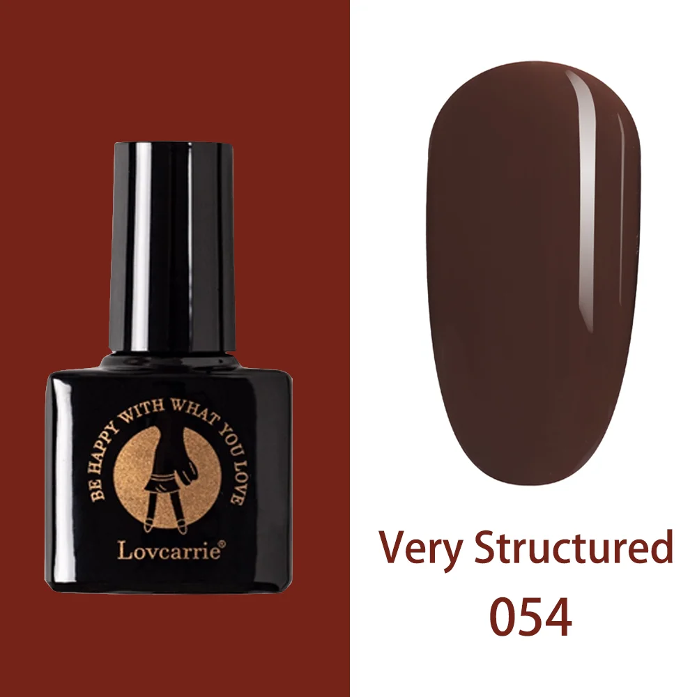 054 LOVCARRIE набор гель-лака Lucky color UV Vernis Полупостоянный праймер верхнее покрытие 6,5 мл Лак для маникюра гель лак для ногтей - Цвет: 054