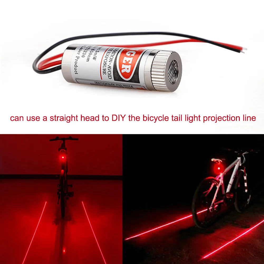 

High Quality Red Line Laser Module Head 5mW 650nm Focus Adjustable Optical Instrument 5V Industrial Grade