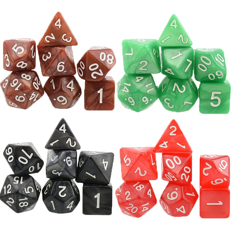 Набор Игральных кубиков для взрослых, D4-D20, профессиональные многогранные Подземелья и Драконы, сексуальные аксессуары для настольной игры, детские игрушки, вечерние аттракционы
