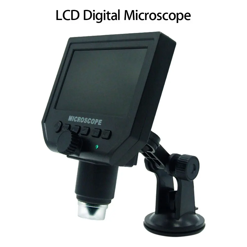 Цифровой электронный микроскоп 4,3 дюймов HD OLED 3.6MP 1-600X Лупа G600 портативный lcd 1080P США/Великобритания/Австралия/ЕС вилка для ремонта