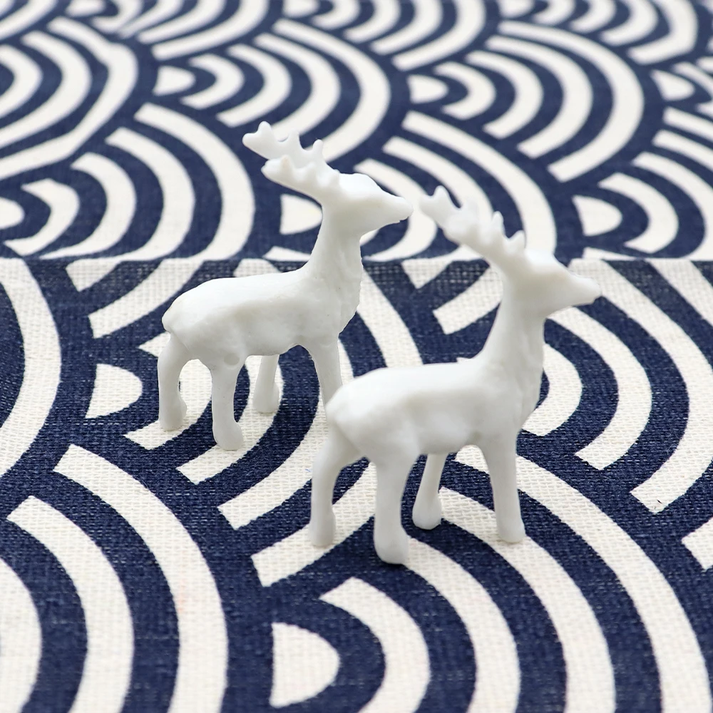 6Pcs Artificial mini deer doll garden model geometric deer statue home decoration children's toy miniature wedding decoration 6Pcs Artificial mini deer doll garden model geometric deer statue home decoration children's toy miniature wedding decoration