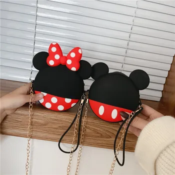 

Q UNCLE Ears Parents Cute New Handbag Net Red Foreign Style Slung Over One Shoulder Small Round Bag Student Bag Coin Purse Pouch