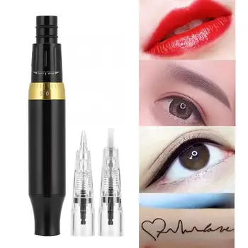 

Tattoo Machine Rotary Electric Microblading Semi-Permanent Eyebrow Lip Body Tattoo Pen Machine Tool 100-240V US Plug Permanent M