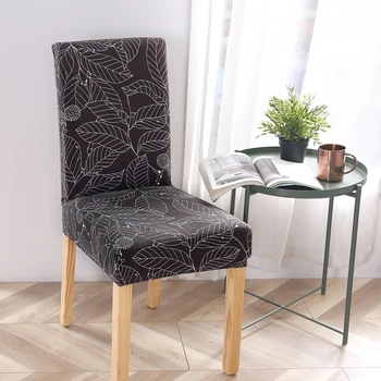 

Flower Patterns Pastoral Style Chair Cover Spandex Elastic Banquet Seat Case Home Decor
