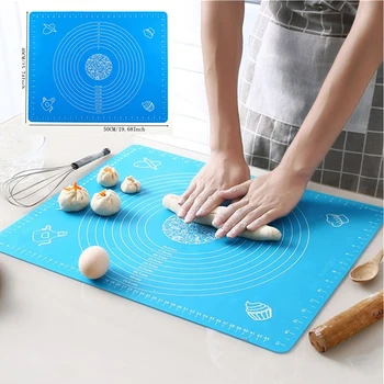 

Thicken High Temperature Resistant Silicone Kneading Dough Mat high quality 40cm*30cm