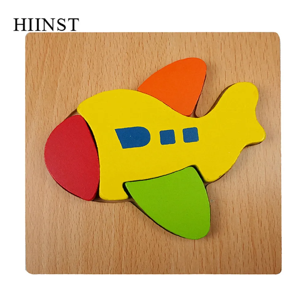 HIINST пазл, игрушки для детей, деревянные пазлы с животными, обучающие игрушки для детей, транспорт, раннее развитие интеллекта, игрушки
