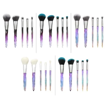 

Cosmetic Makeup Brush 5pcs Eye Shadow Brushes Wool Fiber Powder Brushs Cosmetic Brush Makeup tool J314
