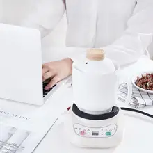 600 мл электрическая Мультиварка Керамическая Мини полностью автоматическая детская суповая кастрюля конджи Птичье гнездо тушеная кастрюля многофункциональная безопасная Мультиварка