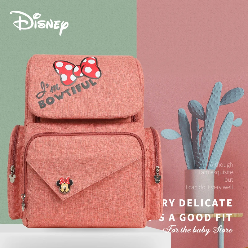 Сумка для подгузников Disney с Usb Микки Маусом многофункциональная сумка на молнии