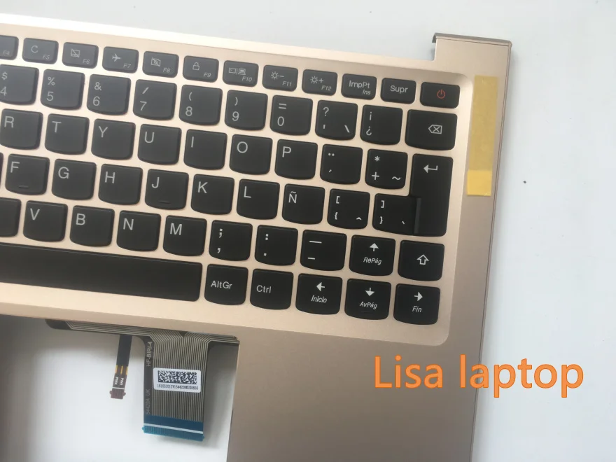 Черный держатель в виде ладони Мышь Клавиатура Air 13 IdeaPad 710S-13ISK для ноутбука lenovo 5CB0L47226
