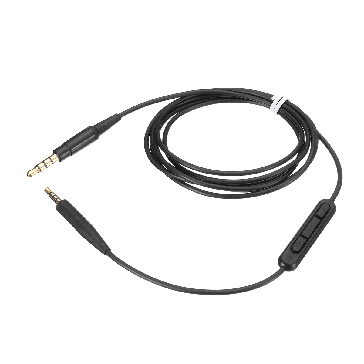 Микрофонный кабель для наушников, аудиокабель для QC35, QC25, OE2, soundtrue Soundlink, гарнитура, 3,5-2,5 пар звукозаписывающих кабелей, 140 см - Цвет: Black