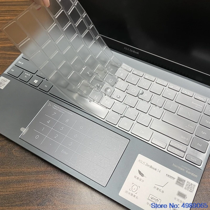 High Clear TPU laptop Keyboard Cover skin For Asus ZenBook 14 UX425IA UX425JA UX425 / Asus ZenBook 13 UX325JA UX325