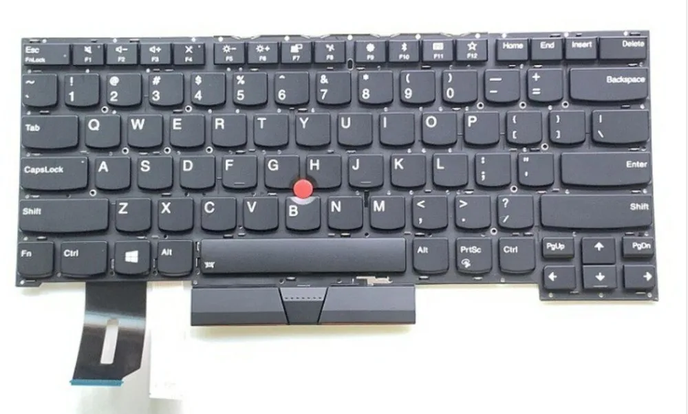 Для lenovo Thinkpad X1 Extreme 1st Gen Ноутбук США клавиатура с подсветкой c Крышкой FRU 01YU757 01YU756 SN20R58841 SR20R58769
