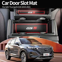 

Car Anti-Slip Gate Slot Cup Mat For GAC Trumpchi GS5 2019 2020 2021 Interior Door Non-Slip Pad Accessories Styling