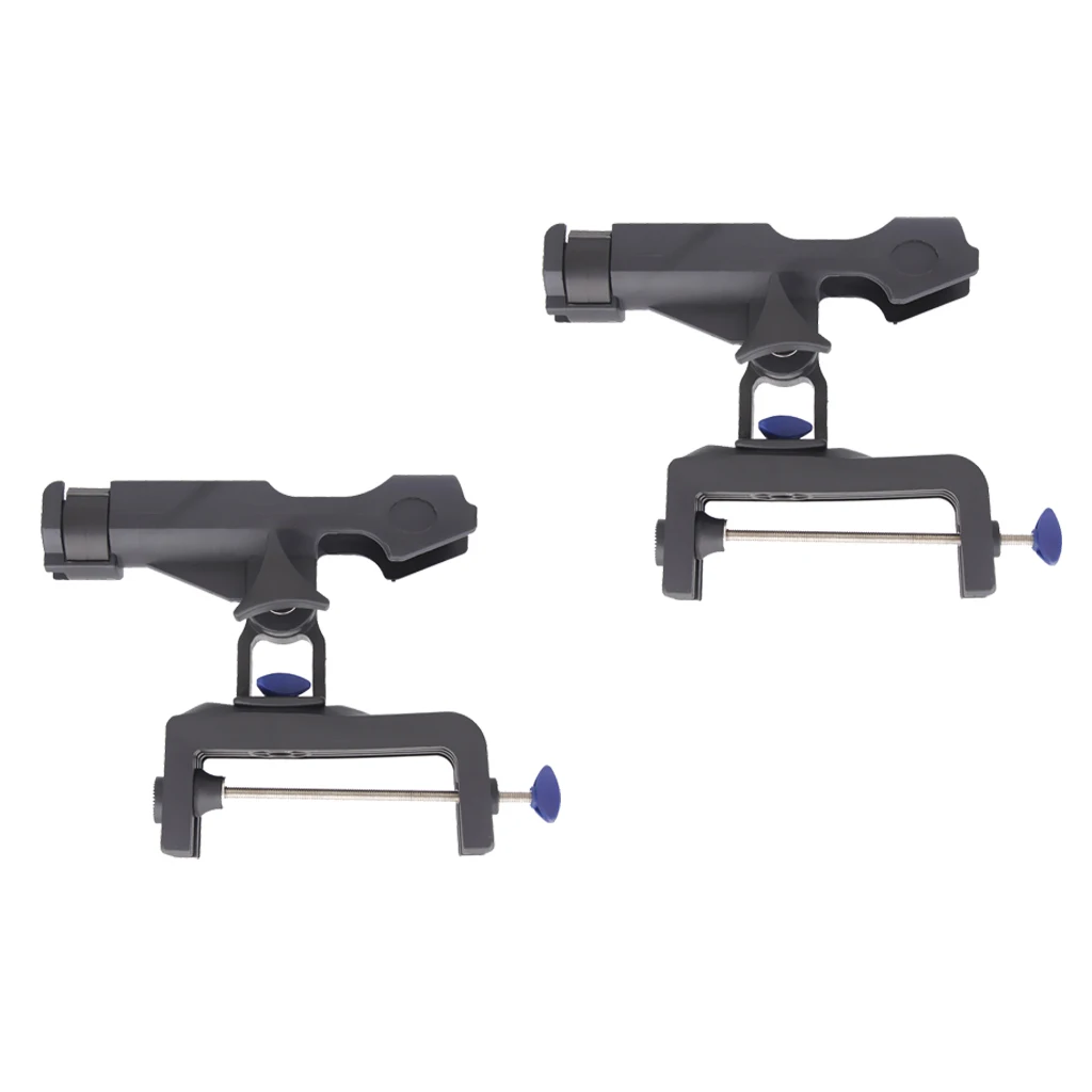 

2pcs Keyak Raft Boat Fishing Rod Pole Stand Bracket Mount Holder Rest Rack