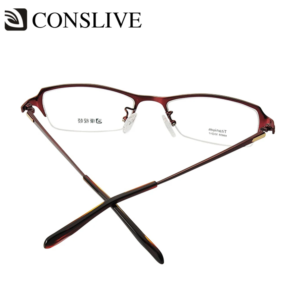 Severe Myopia Titanium Glasses Frames for Women, Titanium Eyeglasses Small High Myopia Female Optical Glasses Spectacles 8655