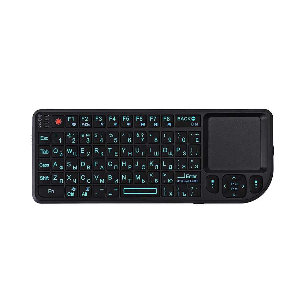 Kebidumei RF мини беспроводные клавиатуры Air mouse 2,4G ручной тачпад для игр для телефона Smart tv Box Android 2,4G