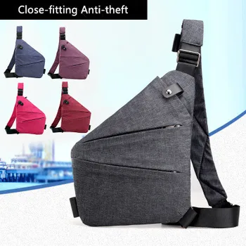 

Men's Chest Bag Phone Pocket Messenger Sports Multi-function Men Shoulder Handbag Personal Shoulder Anti-theft Bag for 2019
