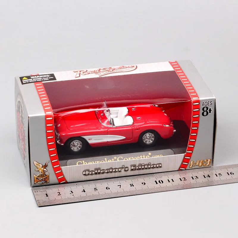 Коллекция 1/43 года классический мини автомобиль 1957 для Chevrolet Corvette C1 Литые и