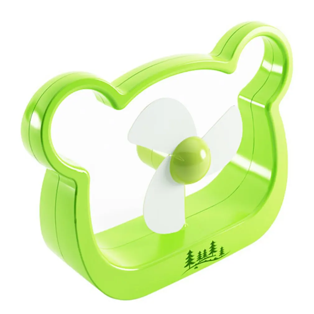 Cub USB вентилятор мультяшный милый офисный обучающий Настольный портативный удобный Электрический Вентилятор Мощный бесшумный Ультра тихий