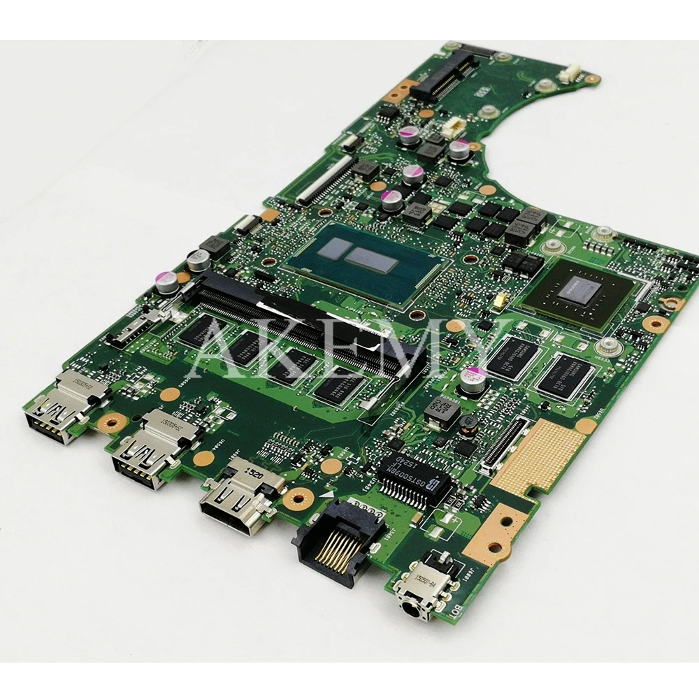 AKEMY K401LB материнская плата для ноутбука ASUS K401L K401LB K401LN материнская плата ТЕСТ ОК GT940M I7-5500U 4 Гб ОЗУ