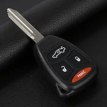 

4 Buttons Flip Remote Key Case Shell For Dodge Jeep Commander Grand Cherokee Chrysler Aspen 300 Fob Car Key Cover
