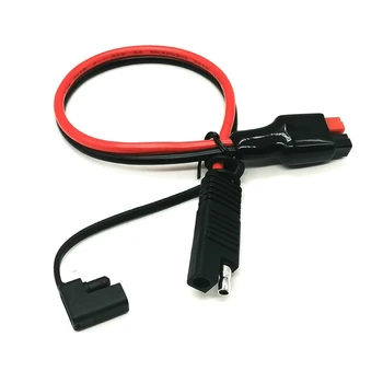 

Waterproof and Dustproof Cover SAE Adapter SAE Connectors 12AWG Cable for Pre-Wired RV Boat Charge Battery Solar Panel 30cm