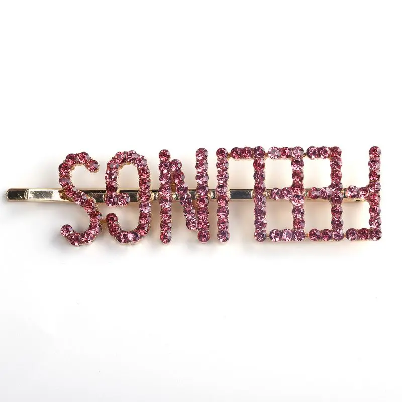 5 Pcs set Shiny Letter Hairpin Inlaid Rhinestone Girl Bangs Side Clip Fashion Women Lady Hair 1 5 Pcs set Shiny Letter Hairpin Inlaid Rhinestone Girl Bangs Side Clip Fashion Women Lady Hair 5